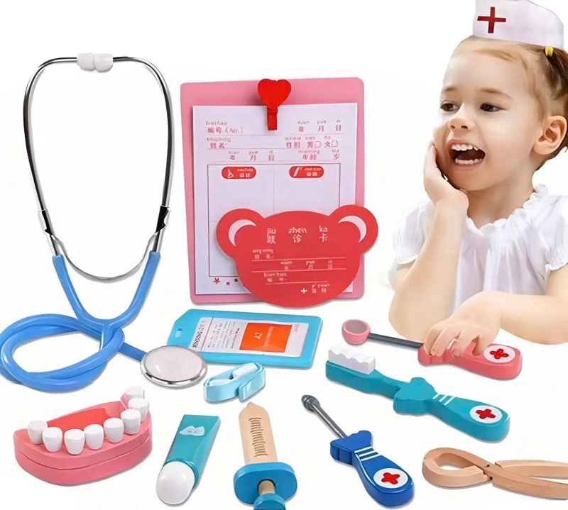 KIT ME DICO DENTISTA DE MADERA PARA NIÑOS - 1