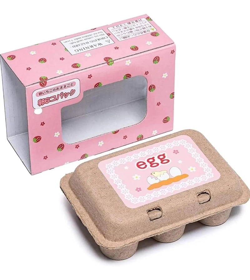 JUEGO DE 6 HUEVOS DE MADERA PARA JUEGO DE ROLES - 5