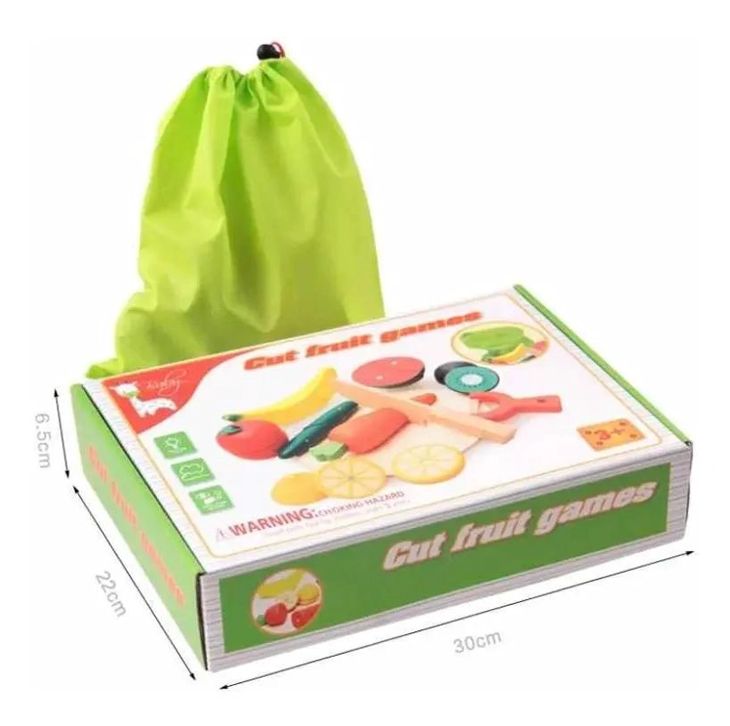 CORTA FRUTAS Y VEGETALES PARA NIÑOS ESTIMULACION MOTRIC - 2