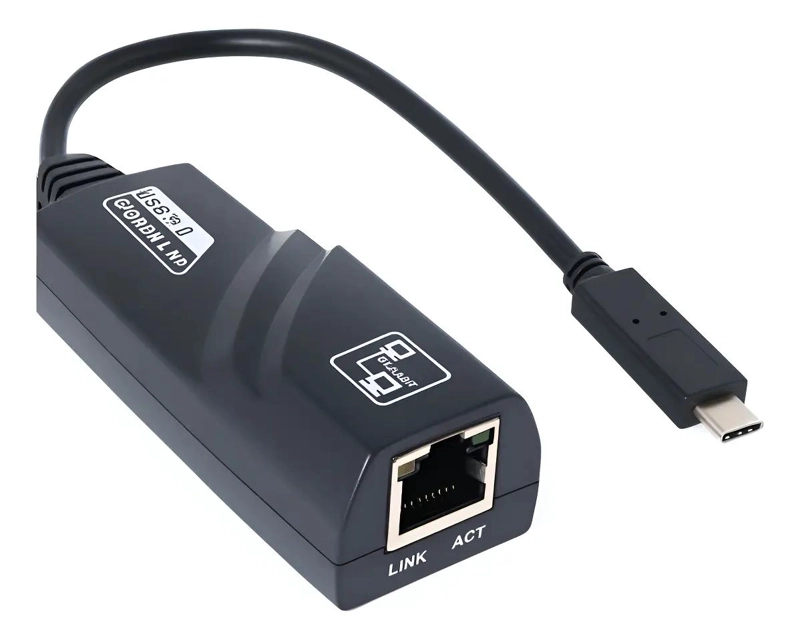 GENÉRICO ADAPTADOR USB-C A ETHERNET RJ45 100MBPS