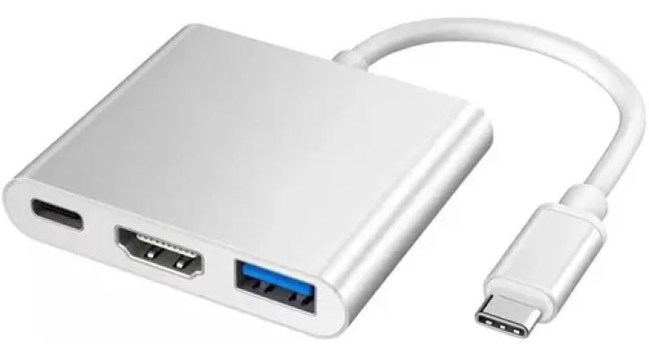 GENÉRICO ADAPTADOR USB-C A HDMI Y USB 3.0 4K