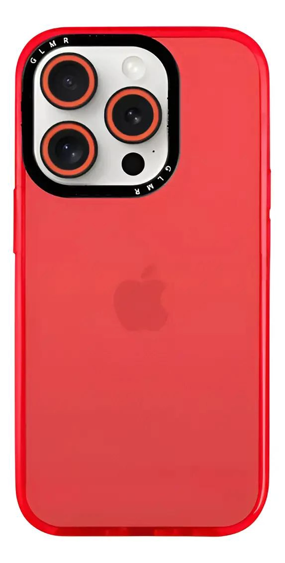 GENÉRICO CARCASA NEON CON LENTES PARA IPHONE 16, 16 PRO Y 16 PRO  