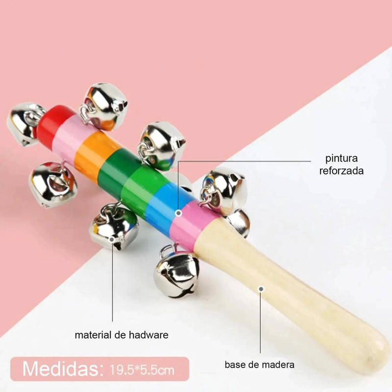 SET 8 INSTRUMENTOS MUSICALES MONTESSORI DE MADERA PARA NI - 4
