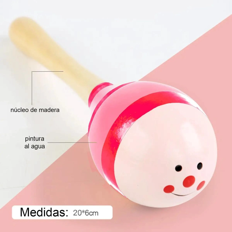 SET 8 INSTRUMENTOS MUSICALES MONTESSORI DE MADERA PARA NI - 5