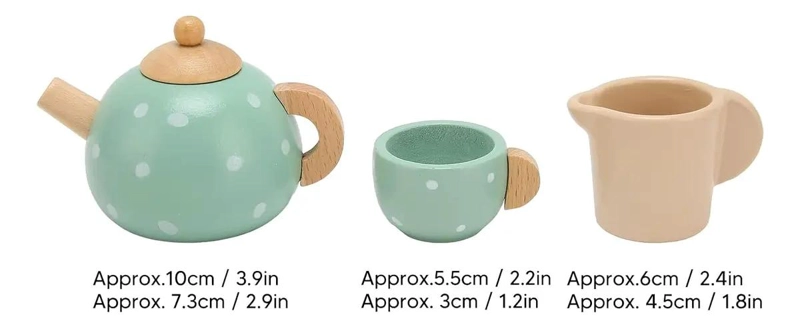 SET DE TE  INFANTIL CON BANDEJA DE MADERA - 5