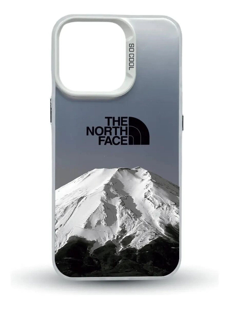 CARCASA METALIZADA DISEÑO THE NORTH FACE PARA IPHONE - 2