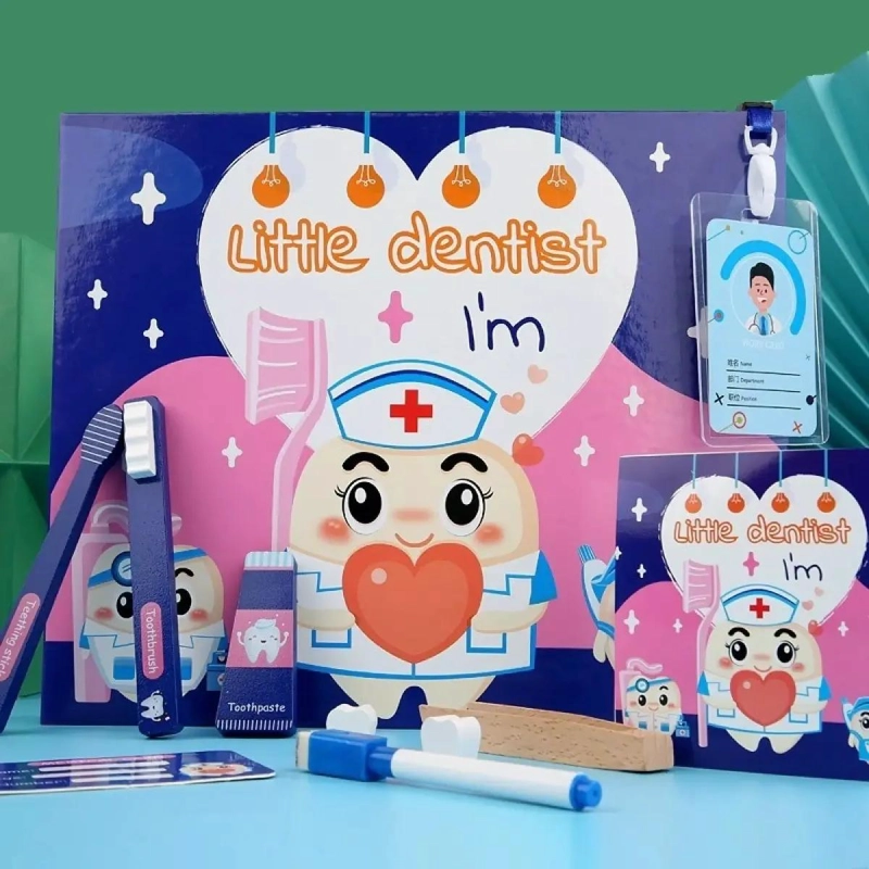 JUEGO DE MADERA SOY UN PEQUEÑO DENTISTA - 2