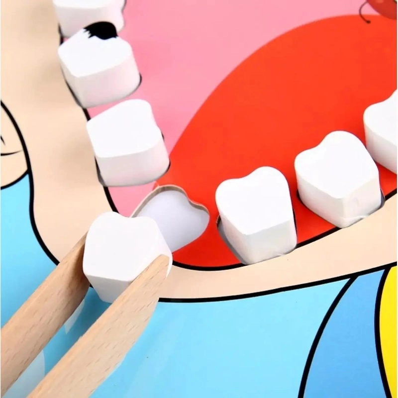 JUEGO DE MADERA SOY UN PEQUEÑO DENTISTA - 4