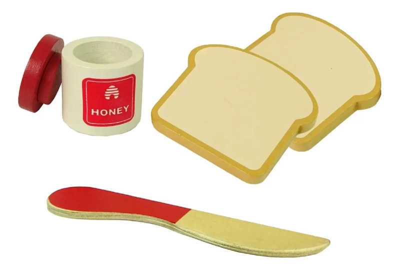 TOSTADOR DE PANES DE MADERA DIDACTICO PARA NIÑOS - 2