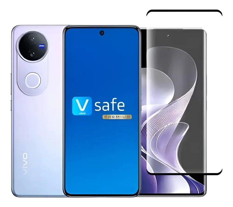 GENÉRICO PACK 2 LAMINAS VIDRIO CURVO PARA VIVO V50 5G