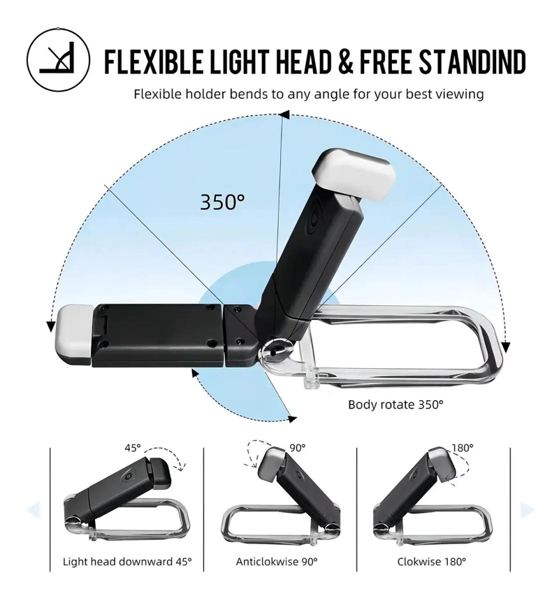 LUZ DE LECTURA RECARGABLE USB PARA CAMA - 2