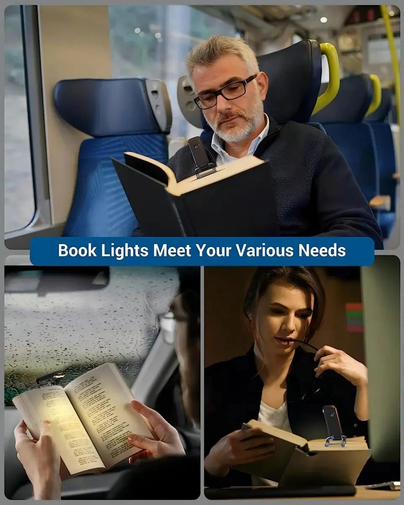 LUZ DE LECTURA RECARGABLE USB PARA CAMA - 4