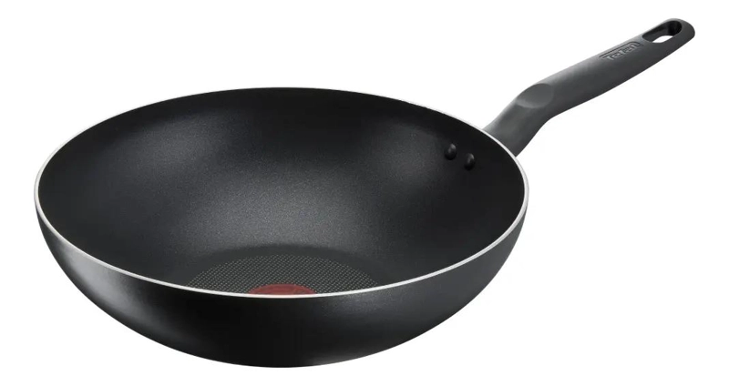 WOK 28 CM CON TAPA NEGRO - 3