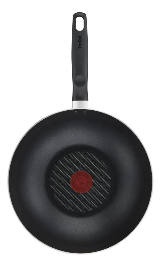 WOK 28 CM CON TAPA NEGRO - 4