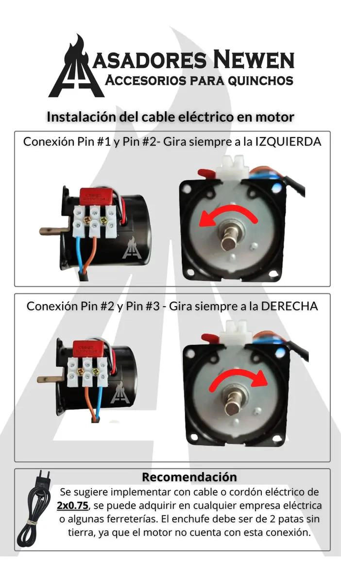 MOTOR PARA PARRILLA SPIEDO 30K CON ACOPLE - 5