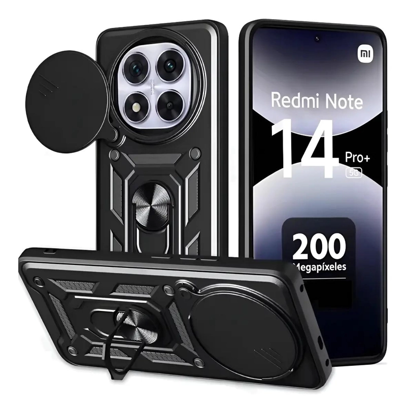 CARCASA CON ANILLO PARA REDMI NOTE 14 PRO+ 5G - 1