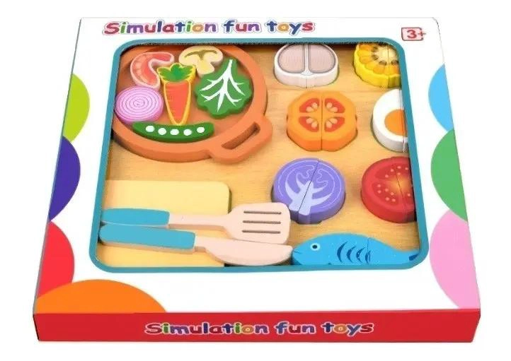 COCINA DE MADERA MAGNE TICA DIDACTICA PARA NIÑOS - 1