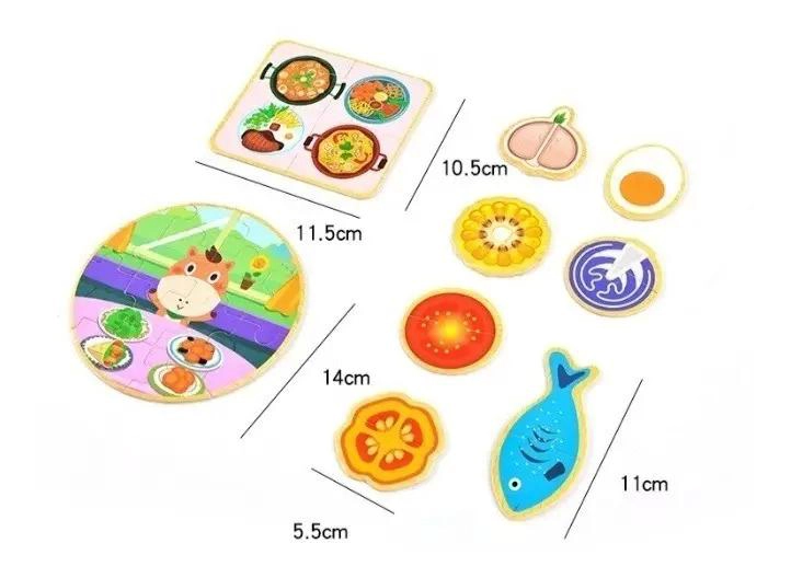 COCINA DE MADERA MAGNE TICA DIDACTICA PARA NIÑOS - 4