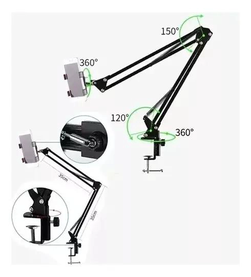 SOPORTE UNIVERSAL DE BRAZO PARA TABLETAS Y CELULARES - 2