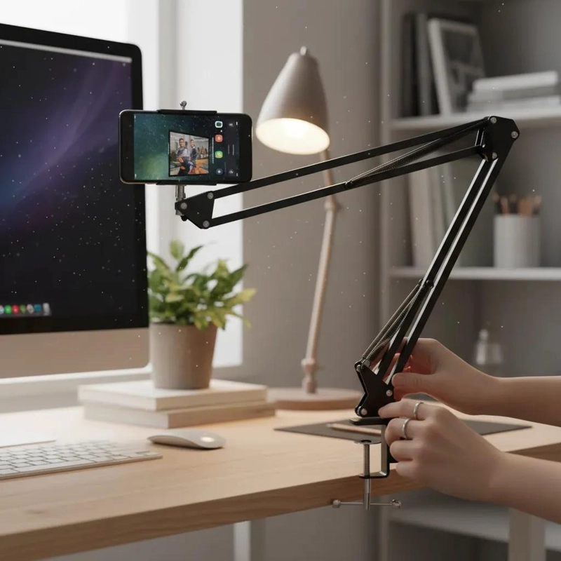SOPORTE UNIVERSAL DE BRAZO PARA TABLETAS Y CELULARES - 5