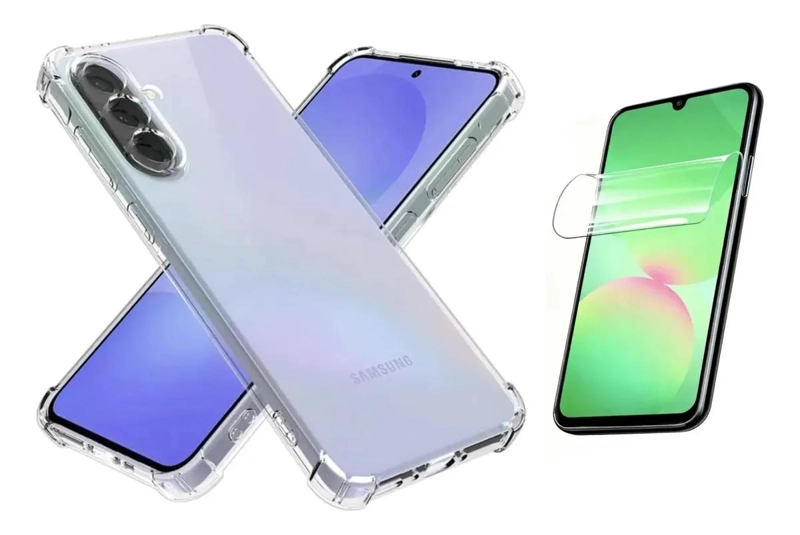 GENÉRICO CARCASA TRANSPARENTE REFORZADA PARA SAMSUNG A57 5G CON LA
