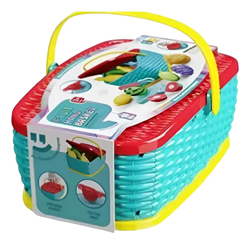 CANASTA DE FRUTAS DIDACTICA PARA JUEGO INFANTIL - 2