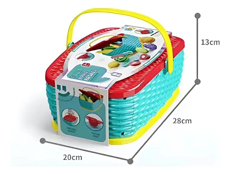 CANASTA DE FRUTAS DIDACTICA PARA JUEGO INFANTIL - 3