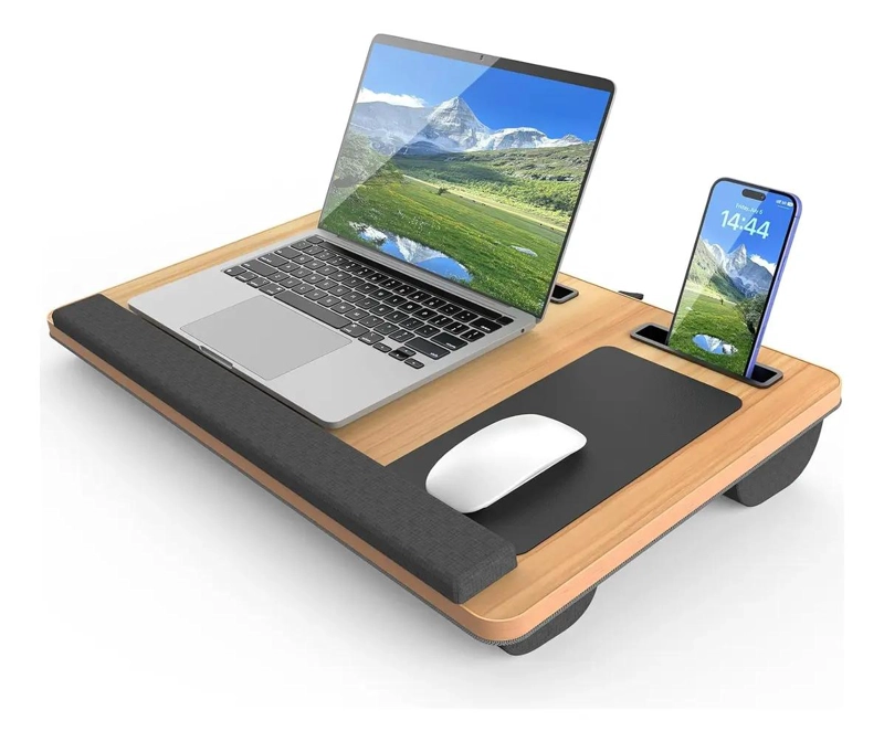 MESA PORTATIL MULTIFUNCIONAL PARA COMPUTADORA 55X35CM - 1