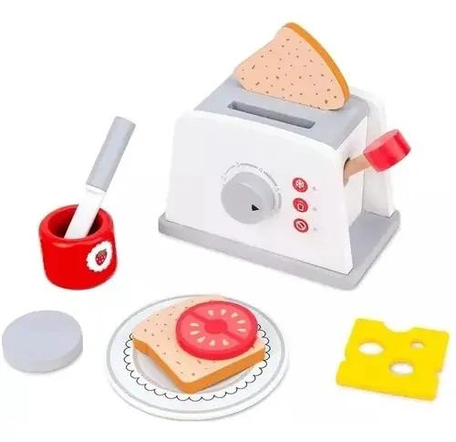TOSTADOR DE PAN DE MADERA PARA NIÑOS EDUCATIVO - 1