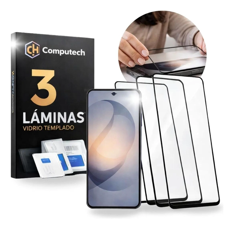 GENÉRICO PACK 3 LAMINAS PROTECTORAS DE VIDRIO PARA PANTALLA