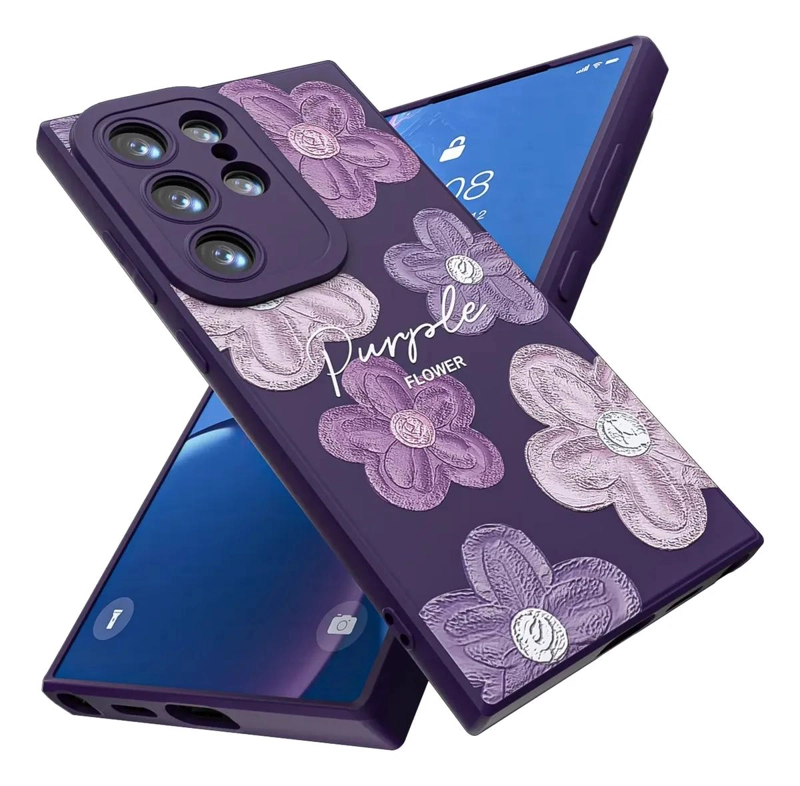 CARCASA PROTECTORA PURPURA PARA SAMSUNG GALAXY S24 ULTRA - 1
