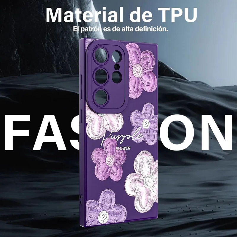 CARCASA PROTECTORA PURPURA PARA SAMSUNG GALAXY S24 ULTRA - 5