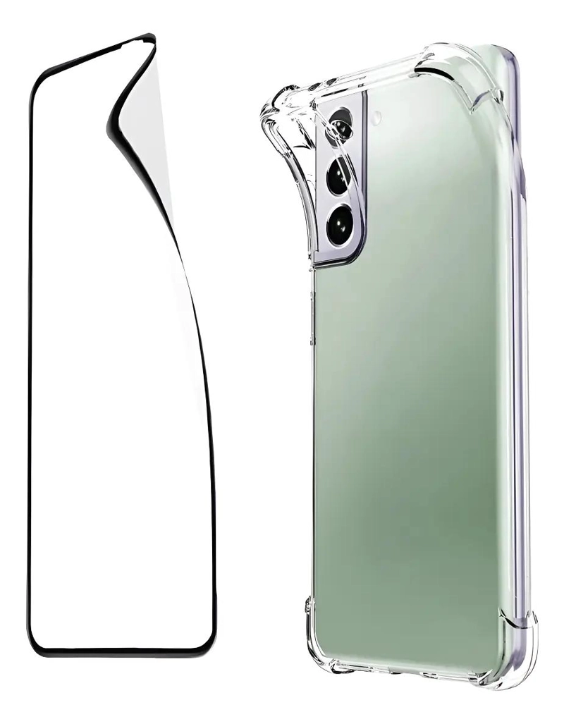 CARCASA ANTIGOLPES PARA SAMSUNG S21 FE 5G CON LAMINA HIDR - 1