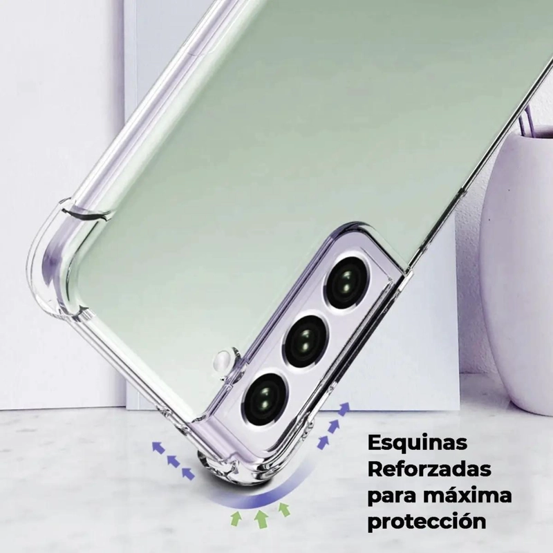 CARCASA ANTIGOLPES PARA SAMSUNG S21 FE 5G CON LAMINA HIDR - 3