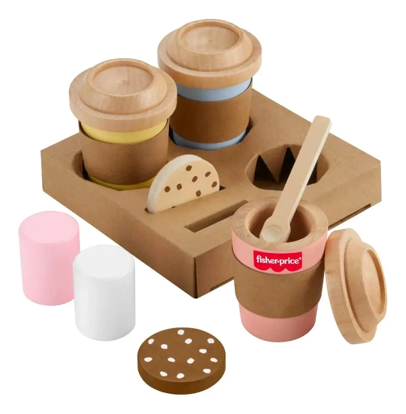 SET DE JUGUETES MI PRIMER CAPUCHINO DE MADERA - 1