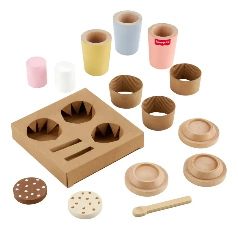 SET DE JUGUETES MI PRIMER CAPUCHINO DE MADERA - 2