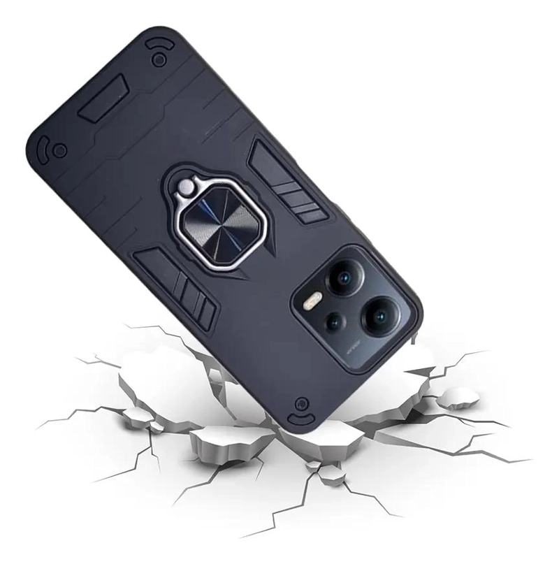 CARCASA ANTIGOLPE CON ANILLO PROTECTOR PARA REDMI 12 5G - 3