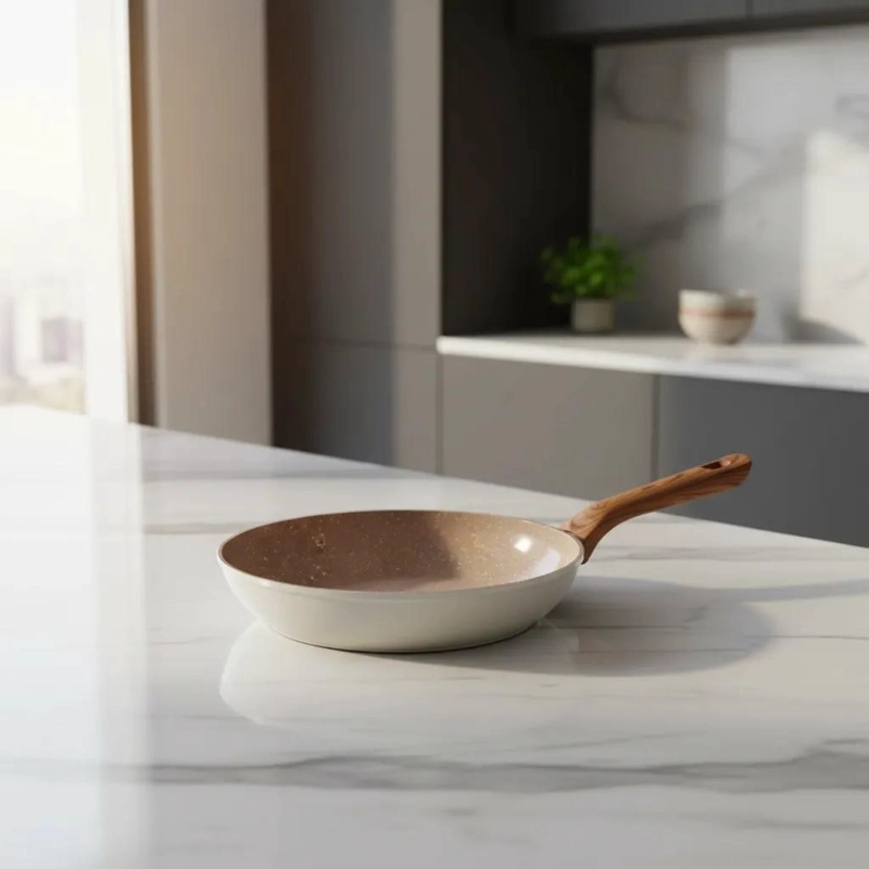 SARTE N CERAMICO ANTIADHERENTE 26 CM COLOR CREMA - 1