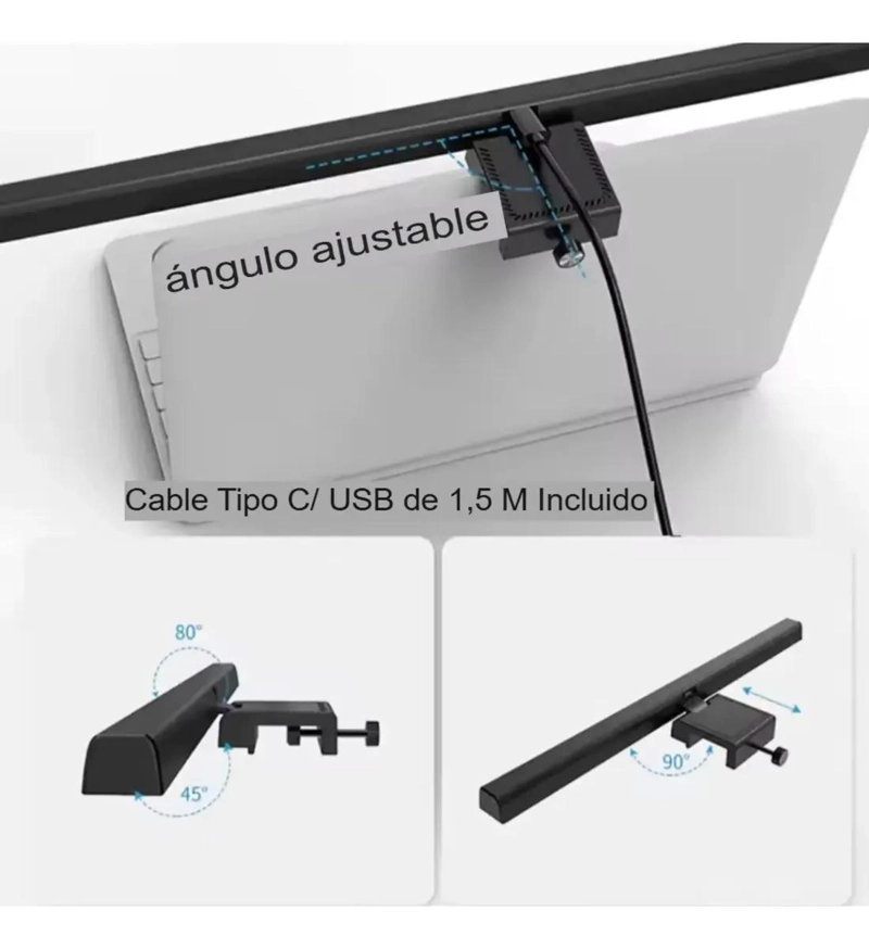 LAMPARA LED USB PARA MONITOR DE 30 CM - 3