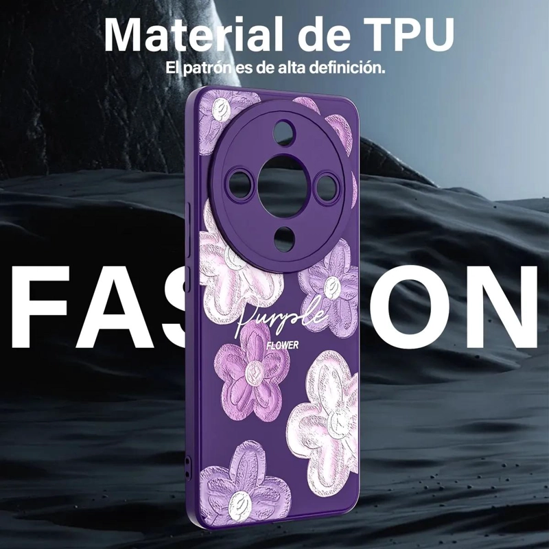 CARCASA PROTECTORA PURPURA PARA HONOR MAGIC6 LITE Y X9B - 5