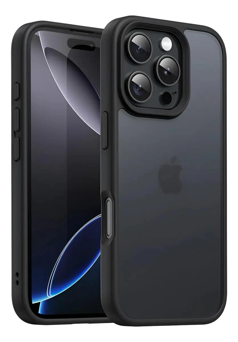 GENÉRICO CARCASA TRASLUCIDA ESMERILADA PARA IPHONE