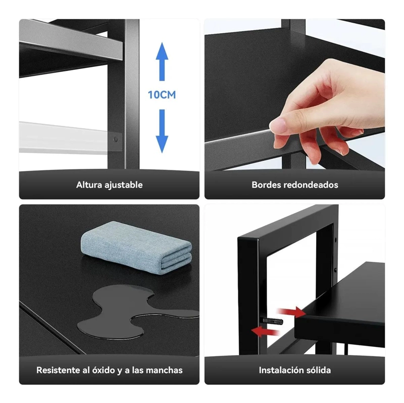 ESTANTE EXTENSIBLE PARA MICROONDAS 3 NIVELES - 3