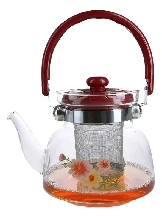 TETERA CON INFUSOR DE VIDRIO 2200 ML RESISTENTE AL FUEGO - 2