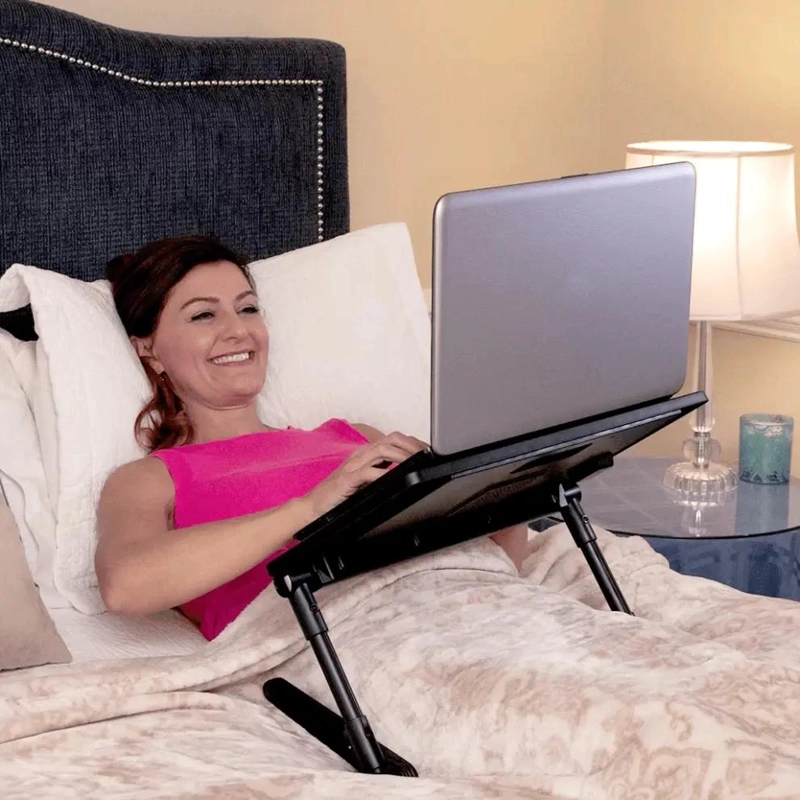 MESA PLEGABLE PARA NOTEBOOK CON SOPORTE AJUSTABLE - 3