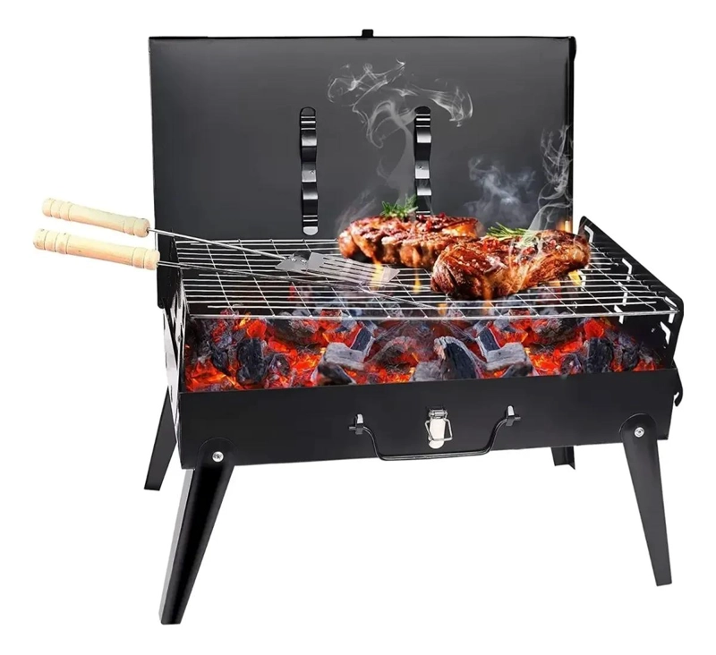 MINI ESTUFA PARRILLA PLEGABLE PARA BARBACOA - 1