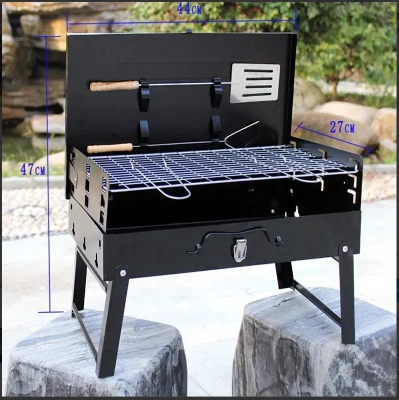 MINI ESTUFA PARRILLA PLEGABLE PARA BARBACOA - 2