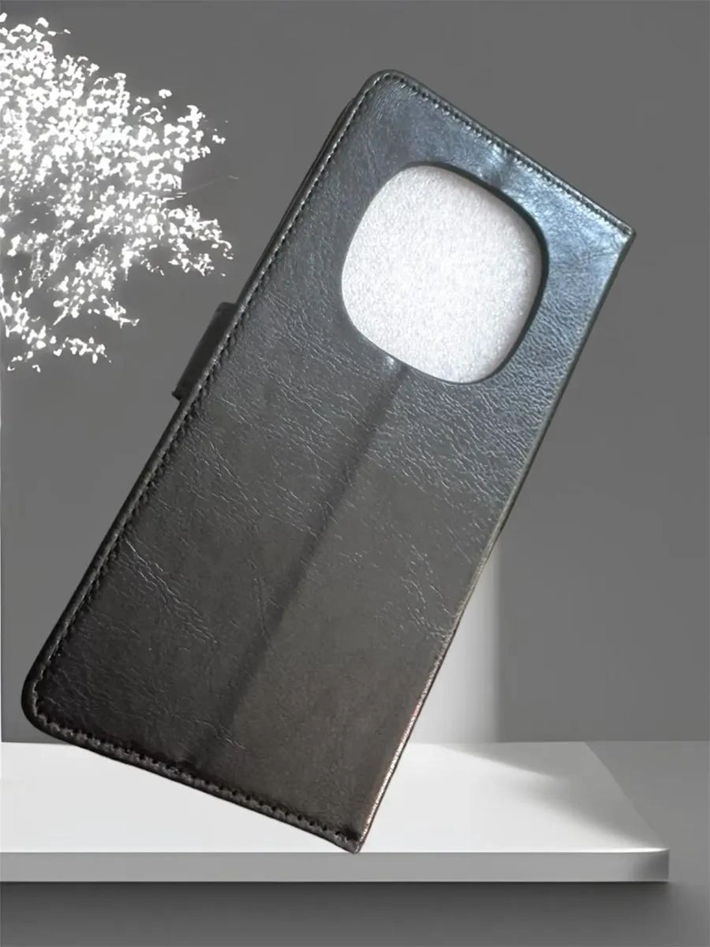 CARCASA FLIP COVER PARA XIAOMI NOTE 15 PRO 5G NEGRA - 3