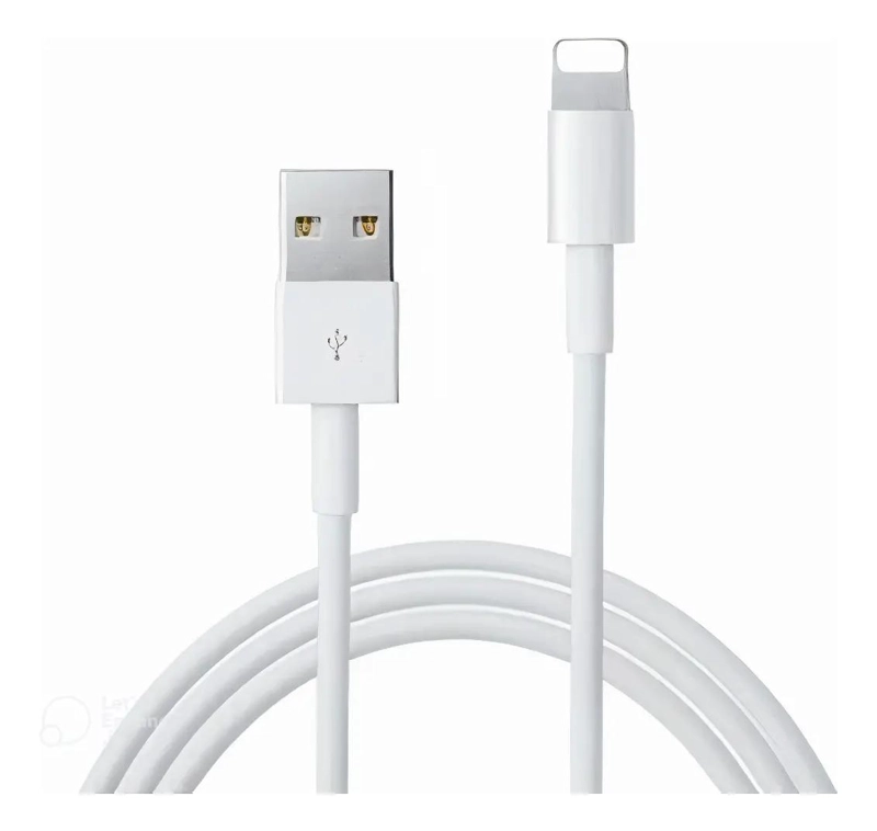 GENÉRICO CABLE USB LIGHTNING 1 METRO BLANCO PARA IPHONE