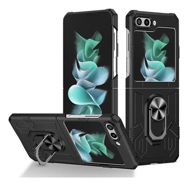 CARCASA ARMOR CON ANILLO PARA SAMSUNG Z FLIP 5 - 1