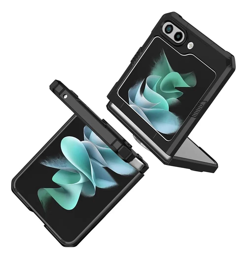 CARCASA ARMOR CON ANILLO PARA SAMSUNG Z FLIP 5 - 2